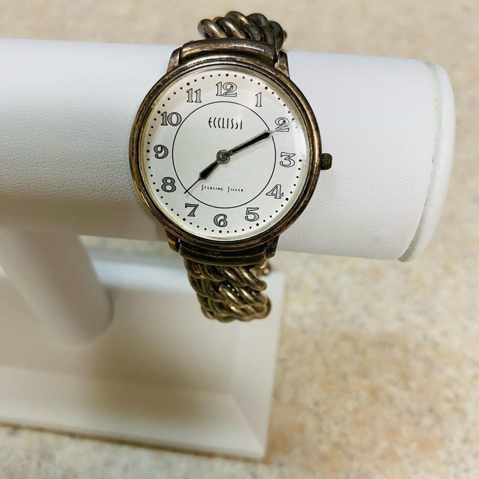 Ecclissi Sterling Silver Watch With Toggle Clasp, 62g  display picture 1