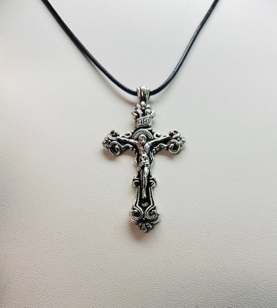 Crucifix Cross Necklace, Jesus, Easter, Pendant
