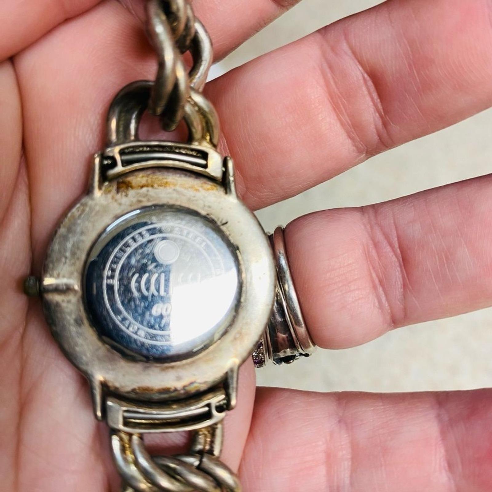 Ecclissi Sterling Silver Watch With Toggle Clasp, 62g  display picture 2