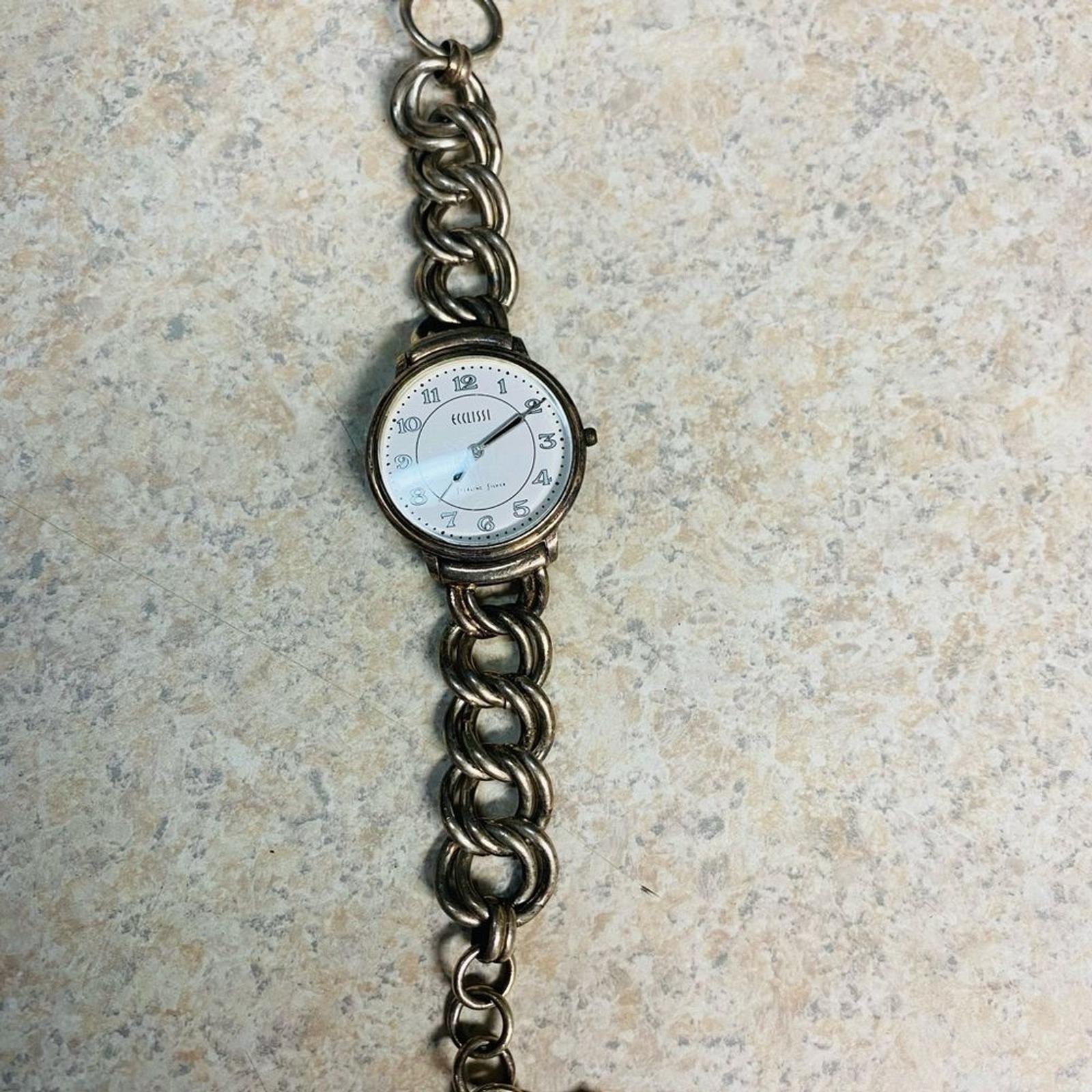 Ecclissi Sterling Silver Watch With Toggle Clasp, 62g  display picture 3