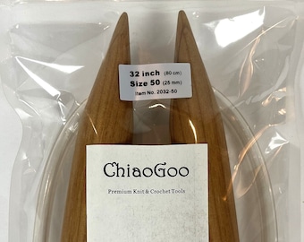 Size US50 ChiaoGoo Circular Knitting Needles
