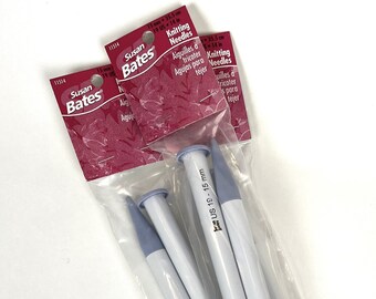 Susan Bates Luxite Single Point Knitting Needles, Size: US19, 14 inches long