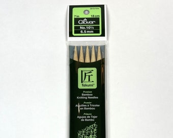 Size US10.5 / 6.5mm Double Pointed Knitting Needles - Takumi by Clover