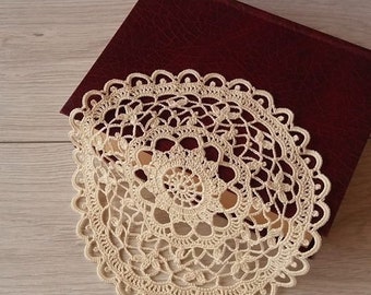 Crochet Lace Doily Cotton Doily Crochet Doily Wedding Doily Home Decor Lace Table Doily Vintage Doily Table Decoration Round Doily