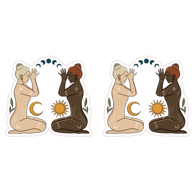 Moon Goddess Sticker Die Cut 02