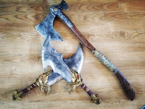 Blade of Olympus Vs Thor's Hammer and Leviathan Axe 