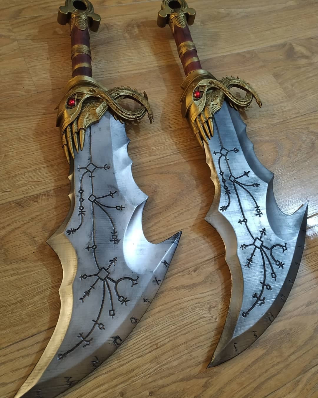 Blades Chaos Metal Replica, Blades Chaos Kratos