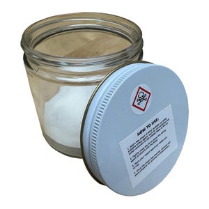 Dodenpot voor entomologie - 16 oz met wijde opening en gipsen voering | Herbruikbaar hulpmiddel voor het verzamelen van insecten