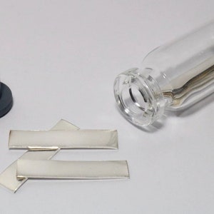 Silver metal strips/electrode 99.99% pure element 47 ag chemistry sample