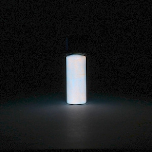 White europium phosphorescent glow in the dark powder - chemistry sample
