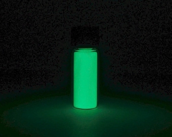 Green Europium Phosphorescent Glow in the Dark Powder - Chemistry Sample