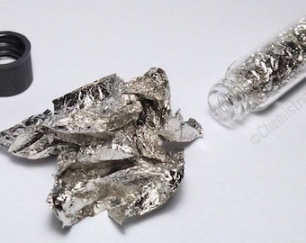 Palladium Metal Foil 99% Pure Element 46 pd Chemistry Sample