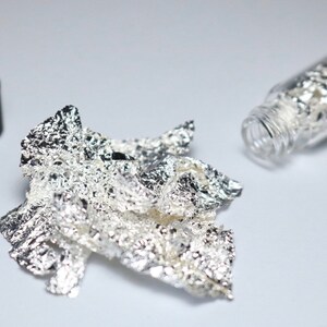 Silver Metal Foil 99.99% Pure Element 47 Ag Chemistry Sample