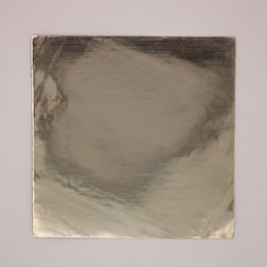REAL Tin Foil Metal 99.9% Pure 2x2x0.001 Inch Element 50 Sn Chemistry Sample