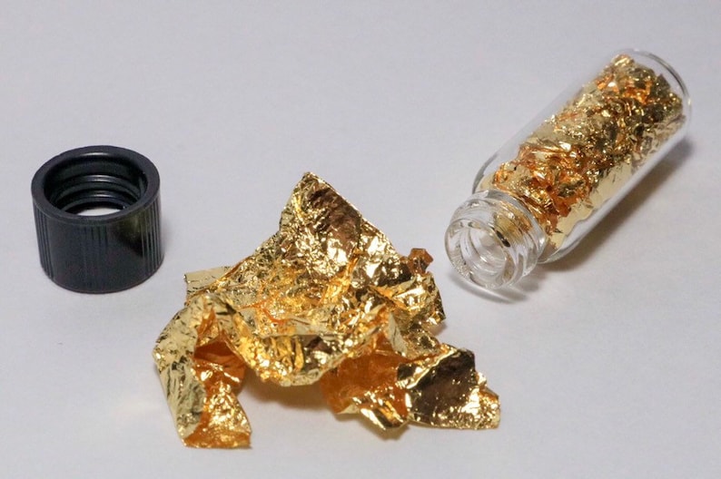 Gold Metal 99.99% Pure Element 79 Au Chemistry Sample Foil image 1