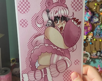 Pink bear girl!