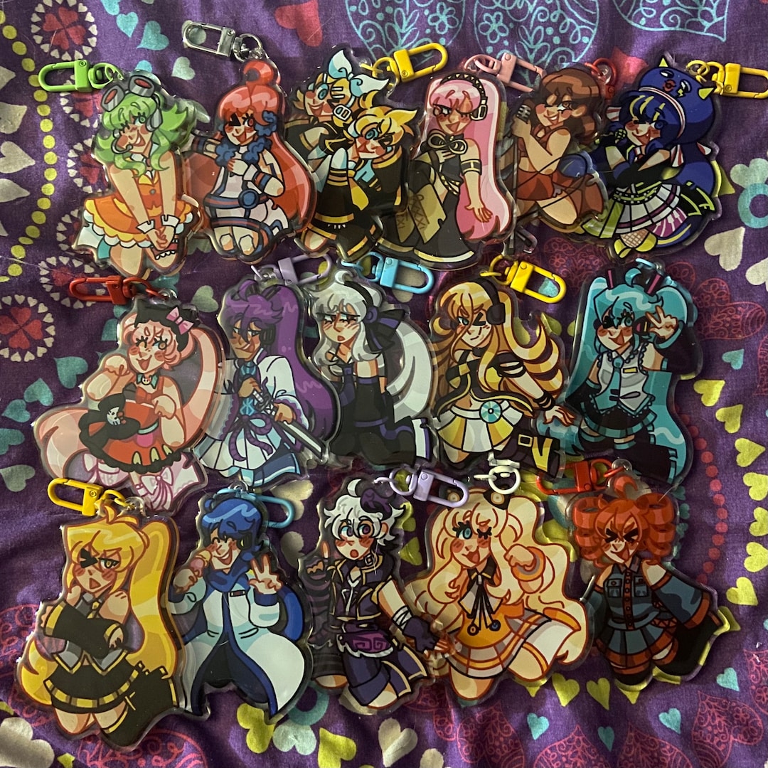 Voco Key Chain Voca Singers Keychains! - Etsy
