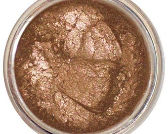 CLEOPATRA Bronze Brown All Natural Loose Eye Shadow Pigment Shimmer Finish Gluten & Chemical Free Cosmetics by Ultimo Minerals