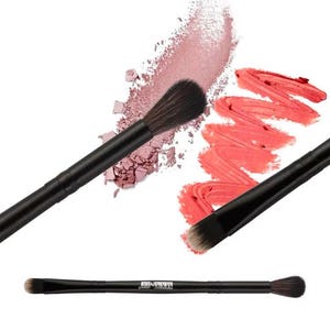 Dual End Eye Shadow Blender Pro Brush Vegan Cruelty Free Makeup Powder Tool Cosmetic Multipurpose!