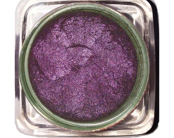 TEMPURA Grape Purple All Natural Loose Eye Shadow Pigment Shimmer Finish Gluten & Chemical Free Cosmetics by Ultimo Minerals