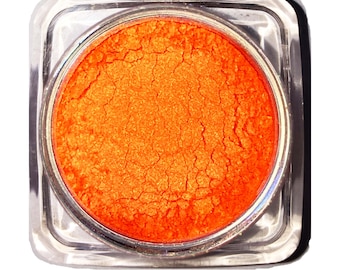 BENGAL Orange All Natural Loose Eye Shadow Pigment Shimmer Finish Gluten & Chemical Free Cosmetics by Ultimo Minerals