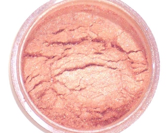 CLASSIC GLOW Peach Gold Highlight 9 g glinstering op volledige grootte - volledig natuurlijk koosjer los poeder voor huid- en oogwitmaker!