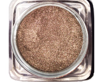 CHARLESTON Pewter Brown All Natural Loose Eye Shadow Pigment Shimmer Finish Gluten & Chemical Free Cosmetics by Ultimo Minerals