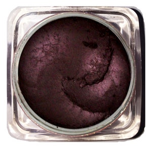 SINISTER RED Deep Plum All Natural Loose Eye Shadow Pigment Shimmer Finish Gluten & Chemical Free Cosmetics by Ultimo Minerals
