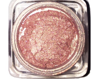 CANDID CORAL Rose Gold Tempest All Natural Loose Eye Shadow Pigment Shimmer Finish Gluten & Chemical Free Cosmetics by Ultimo Minerals