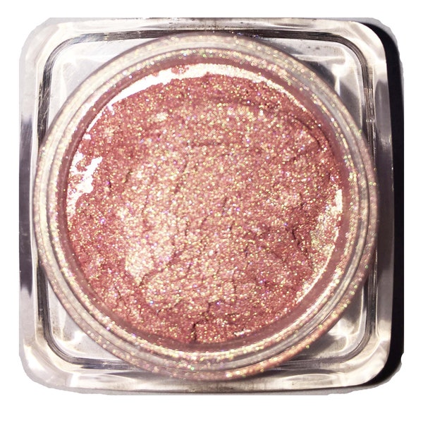 CANDID CORAL Rose Gold Tempest All Natural Loose Eye Shadow Pigment Shimmer Finish Gluten & Chemical Free Cosmetics by Ultimo Minerals