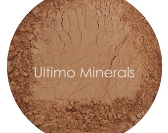 Ultimo Minerals COOL CARMEL 1Oz. Refill 30 grams Full-Coverage Mineral Foundation - Soft Pearlescent Finish All Natural Gluten Free!