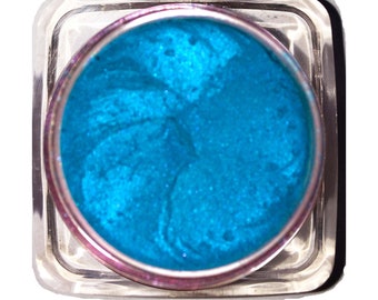 JAWS Intense Blue All Natural Loose Eye Shadow Pigment Shimmer Finish Gluten & Chemical Free Cosmetics by Ultimo Minerals