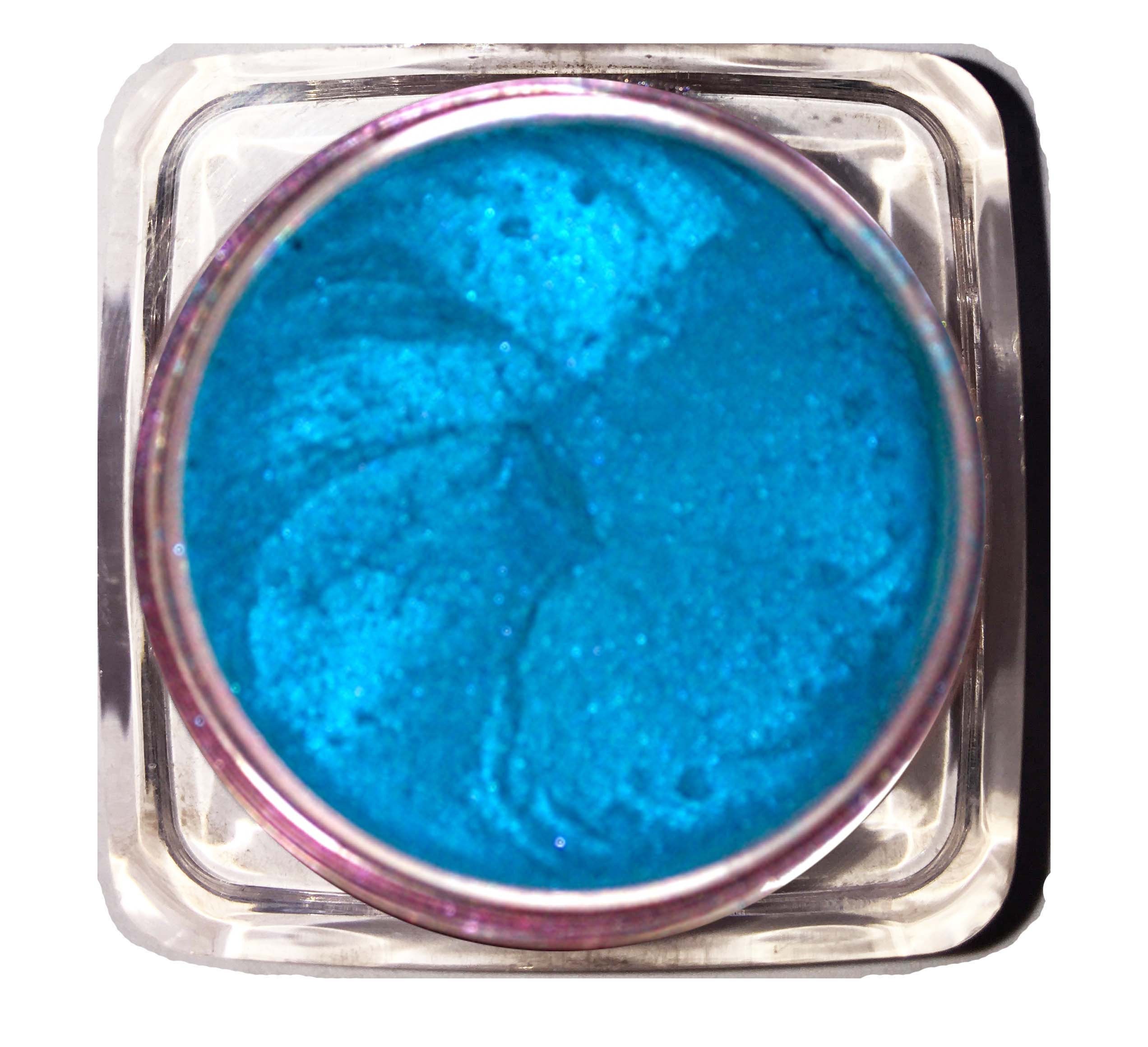 JAWS Intense Blue All Natural Loose Eye Shadow Pigment Shimmer Finish
