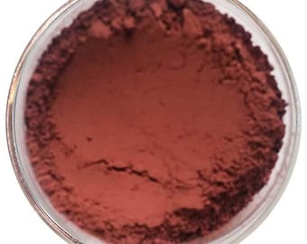 WINE n' DINE Red Burgundy All Natural Loose Eye Shadow Pigment Matte Finish Gluten & Chemical Free Cosmetics by Ultimo Minerals