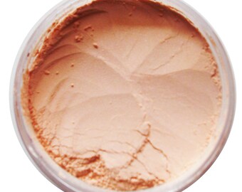 BEACH SILK satijn nude tint markeerstift 9 g volledige grootte - glans volledig natuurlijk koosjer - huid- en oogverhelderaar los poeder!