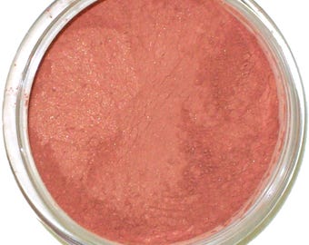 CRIMSON Blusher volledige grootte rozerood rouge - volledig natuurlijk koosjer los poeder - wangkleur - langdurige blos van Ultimo Cosmetics!