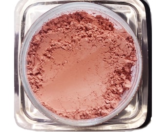 PERKY PEACH Rose Pink All Natural Loose Eye Shadow Pigment Satin Matte Finish Gluten & Chemical Free Cosmetics by Ultimo Minerals