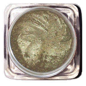 CASH CROP Gold Green All Natural Loose Eye Shadow Pigment Shimmer Finish Gluten & Chemical Free Cosmetics by Ultimo Minerals