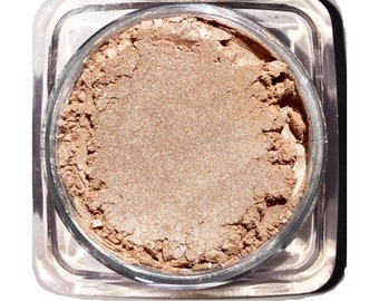 CHAMPAGNE JANE Beige All Natural Loose Eye Shadow Pigment 2g - Satin/Shimmer Finish Gluten & Chemical Free Cosmetics by Ultimo Minerals