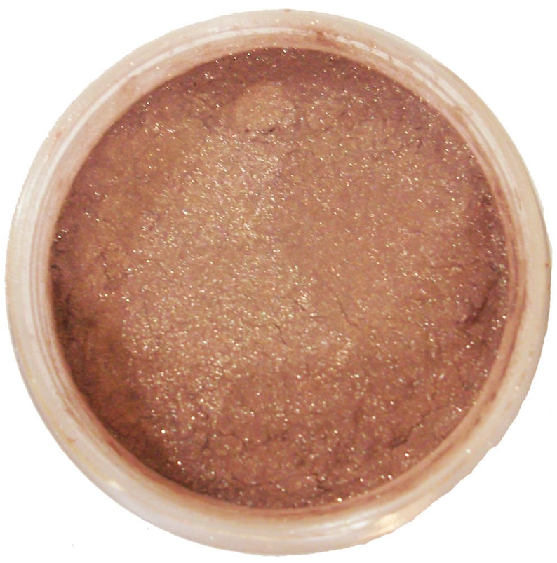 Ultimo Minerals HADES Bronzer Deep Shimmer All-Natural Kosher Loose Powder Cheeks, Neck & Chest Blends Well image 1