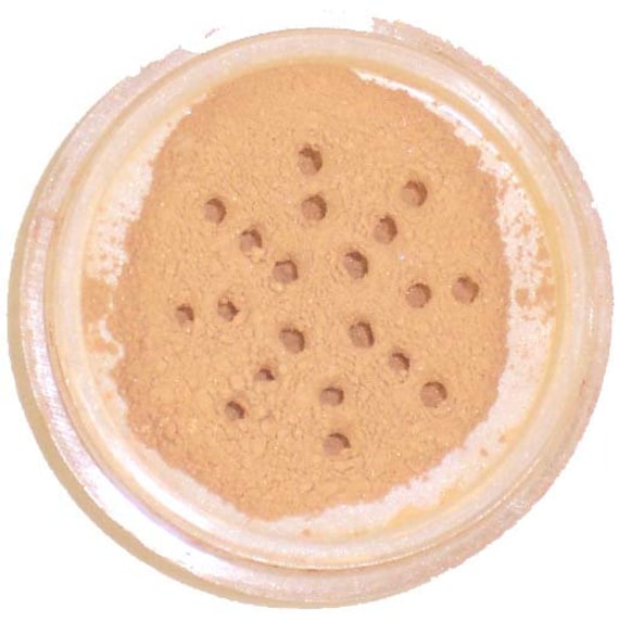 Ultimo Minerals HONEY MEDIUM All-Natural Kosher Full-Coverage Mineral Foundation - Soft Pearlescent Finish!