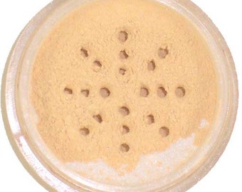 Ultimo Minerals HONEY LIGHT All-Natural Kosher Full-Coverage Mineral Foundation - Soft Pearlescent Finish!