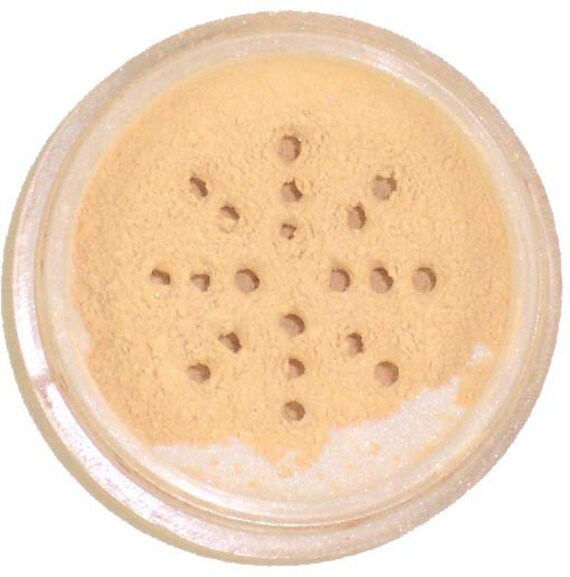 Ultimo Minerals HONEY LIGHT All-Natural Kosher Full-Coverage Mineral Foundation - Soft Pearlescent Finish!