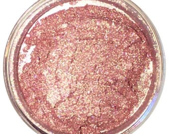 CANDID CORAL Rose Gold Tempest All Natural Loose Eye Shadow Pigment Shimmer Finish Gluten & Chemical Free Cosmetics by Ultimo Minerals