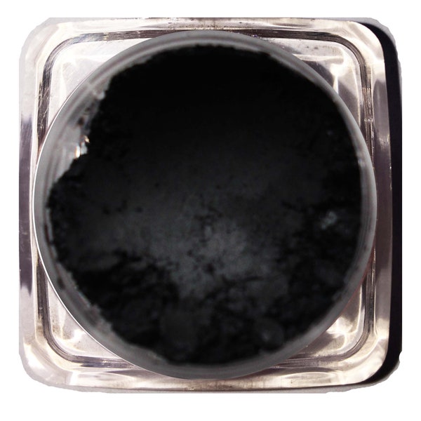 GREAT ODINS RAVEN Charcoal Grey All Natural Loose Eye Shadow Pigment Matte Finish Gluten & Chemical Free Cosmetics by Ultimo Minerals