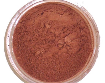 WARME GEZICHTSKLEUR Blusher volledige grootte Matte Earth Rouge - volledig natuurlijk koosjer los poeder - wangkleur - langdurige blos van Ultimo Cosmetics
