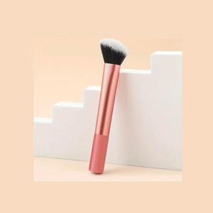 Angled Powder Brush Blush Foundation Bronzer Fiber Bristles Cruelty-Free Super Soft Professional Quality!