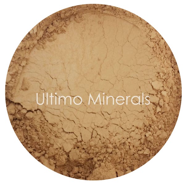 Ultimo Minerals HONEY TAN 1Oz. Refill 30 grams Full-Coverage Mineral Foundation - Soft Pearlescent Satin Finish All Natural gluten free!