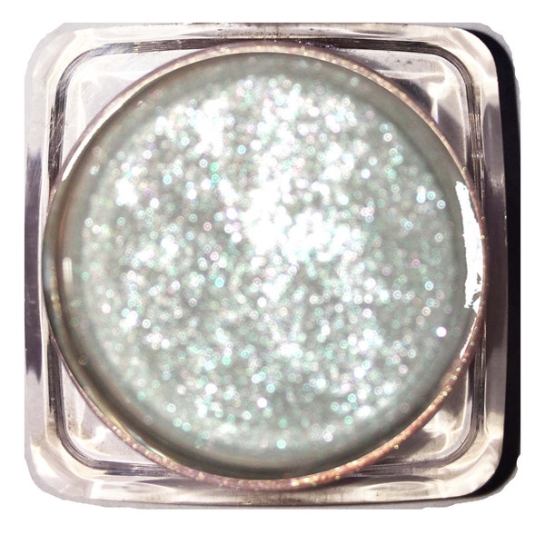 PLATINUM QUICK HIT White Glitter All Natural Loose Eye Shadow Pigment Shimmer Finish Gluten & Chemical Free Cosmetics by Ultimo Minerals