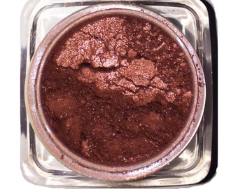 ESPRESSO Copper Brown All Natural Loose Eye Shadow Pigment Shimmer Finish Gluten & Chemical Free Cosmetics by Ultimo Minerals